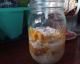Foto del paso 1 de la receta: Pancakes de avena con mango