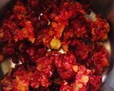 A picture of step 3 of Gond laddu (poppy seeds).