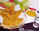 A picture of step 4 of Corn Paratha.
