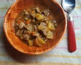 Foto del paso 3 de la receta: Carne de puchero sobrante con jardinera (tipo guiso)