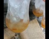 A picture of step 3 of Peach vibez.