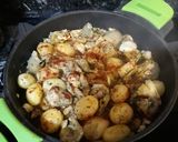 Foto del paso 1 de la receta: Alcachofas con bacalao y patatas