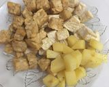 Foto langkah ke 4 dari resep Tahu Tempe Kentang saos tiram.
