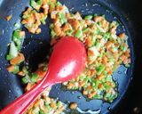 A picture of step 2 of Chicken & mix veg soup.