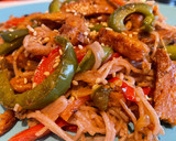 Foto del paso 7 de la receta: Fideos de arroz integral con salsa de cacahuete y soja