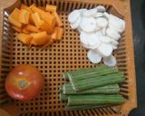 A picture of step 1 of Sambhar.
