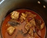 A picture of step 5 of Mutton green qorma.