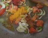 A picture of step 2 of Masala idli.