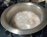 A picture of step 1 of Ragi pasta in white sauce (garlic flavour).