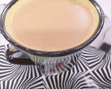 A picture of step 4 of Irani dum chai.