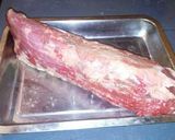 Foto del paso 1 de la receta: Peceto relleno con queso y jamón cocido