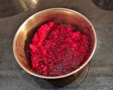 A picture of step 1 of Sesemy Beetroot Thepla.