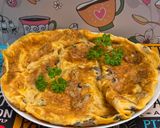Gombás-sajtos omlett recept fázis 9 fotója
