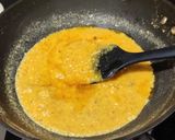 A picture of step 4 of Besan burfi.