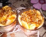 صورة لخطوة 1 من وصفة تحلية الموز بالمكسرات 😋