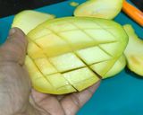 A picture of step 1 of Kolkata Special: Bhapa Aam-Sandesh/Mango Ice Cream Sandesh.