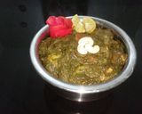 A picture of step 13 of Palak dum aloo.