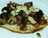 Foto del paso 5 de la receta Tapa de Portobello con jamón y queso