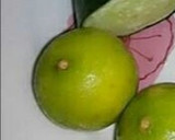 A picture of step 1 of Cucumber juice.