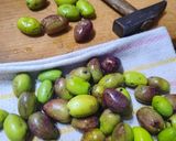 Foto del paso 2 de la receta: Aceitunas achatadas
