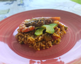 Foto del paso 9 de la receta: Arroz seco de verduras, gambas y aguacate