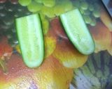 A picture of step 2 of Cucumber salad.