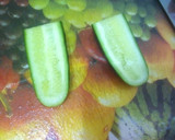 A picture of step 2 of Cucumber salad.