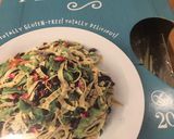 A picture of step 1 of Edamame bean and wild garlic pasta.