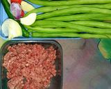 Foto langkah ke 1 dari resep Tumis buncis daging sapi cincang.