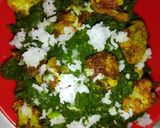 A picture of step 4 of Palak mix sabji.