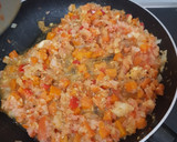 Foto del paso 5 de la receta: Calabacín relleno con pollo