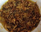 A picture of step 5 of Karailay Pyaaz 😋😋.