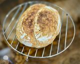 عکس مرحله 13 از دستور نان روستیک یا کلاسیک خمیر ترش 🥯
