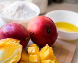 Gluténmentes mangó kuglóf (tojásmentes, vegán, vegetáriánus, cukormentes, tejmentes, laktózmentes) recept fázis 1 fotója