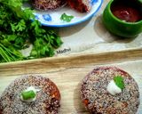 रेड वेलवेट कटलेट (red velvet cutlet recipe in Hindi) रेसिपी चरण 5 फोटो
