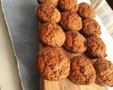 A picture of step 5 of Breakfast choco muffins😊.