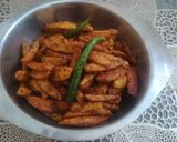 अरबी की सूखी सब्जी रेसिपी चरण 5 फोटो