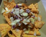 A picture of step 3 of Greeky Nachos.