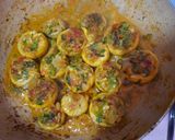 वेजिटेबल स्ट्फ्ड मशरूम (Vegetable Stuffed Mushroom Recipe in Hindi) रेसिपी चरण 7 फोटो