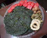 عکس مرحله 2 از دستور کوکو سبزی با سیر تازه 😋🌱🍅🧅🧄