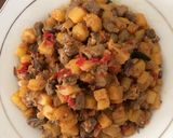 Foto langkah ke 4 dari resep Sambal Goreng Ati Kentang Simple.