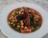 Foto del paso 8 de la receta: Bacalao seco con garbanzos y pulpitos