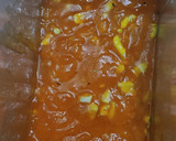 A picture of step 5 of Karachi halwa.