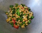A picture of step 1 of Masala Maggie With Egg Poach.
