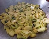 A picture of step 1 of Pumpkin khatti Meethi launji.