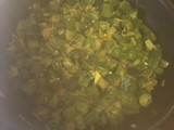 South Indian Okra curry (aka bindi curry)