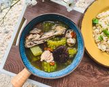 รูปขั้นตอนการทำที่ 8 ของ ตุ๋นมะระไก่