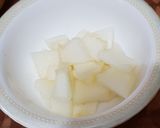 A picture of step 1 of Teekhi Chaat.