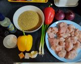 A picture of step 1 of Sweet Chicken with Bulgur Wheat.