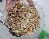 Foto langkah ke 3 dari resep Cah tiram toge udang rebon.